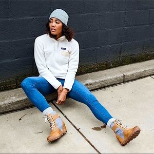 Patagonia White Fleece Pullover